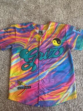 Griz triple rainbow jersey size small